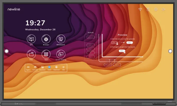 Pantalla interactiva Newline