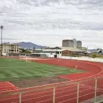 Cancha deportiva de atletismo