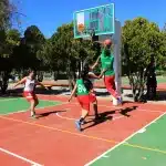 Cancha deportiva de basquetbol
