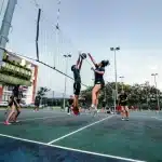 Cancha deportiva de voleibol