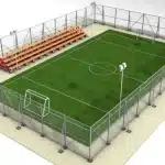 Pasto sintético para canchas deportivas